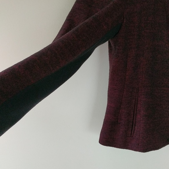 Coldwater Creek Maroon Biker-Chic Jacket - Picture 5 of 8